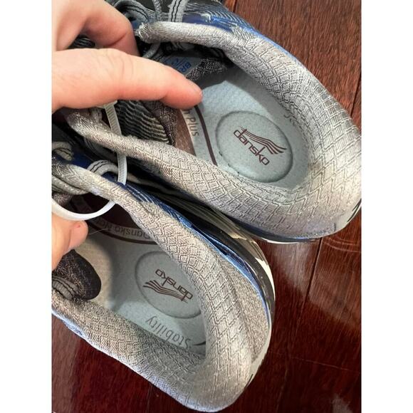 Men's Brooks Adrenaline GTS 18 Road Running shoes size 7.5 Narrow B Gray Blue - Picture 7 of 9